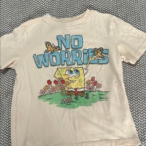 Old Navy Kids Cream SpongeBob T-Shirt